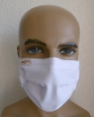 Mund Nasenbedeckung Uni - Atmungsaktiv, sterilisierbar und wiederverwendbar