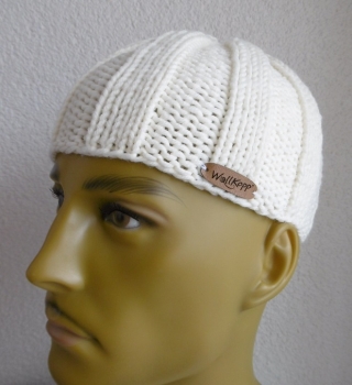 Man cap-Natural white